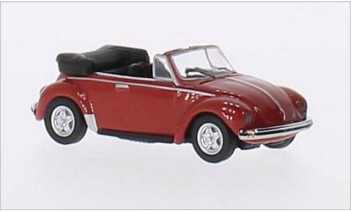 Volkswagen Kafer Cabriolet 1/87 Schuco Descapotable rojo coche miniatura