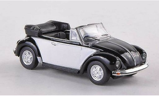 Volkswagen Kafer Cabriolet 1/87 Schuco Descapotable negro/blanco coche miniatura