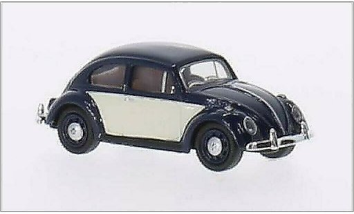Volkswagen Kafer Base 1/87 Schuco azul/blanco coche miniatura