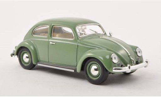 Volkswagen Kafer Base 1/32 Schuco Ovali gris-verde coche miniatura