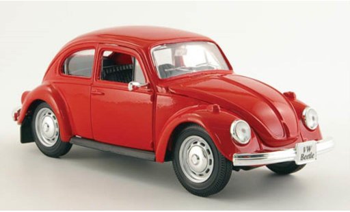 Volkswagen Kafer Base 1/24 Maisto rojo 1973 coche miniatura