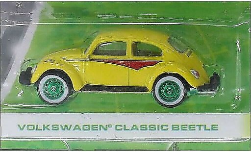 Volkswagen Kafer Base 1/64 Greenlight Special Version amarillo coche miniatura