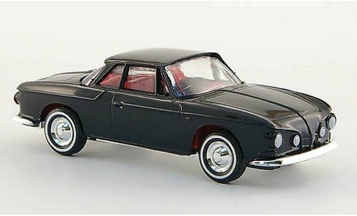 Volkswagen Karmann Ghia Coupe 1/87 Busch Ghia 1600 negro coche miniatura