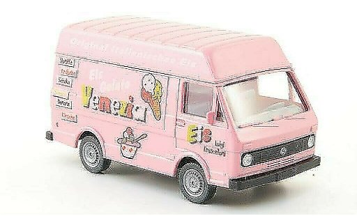 Volkswagen LT28 Base 1/87 Wiking Verkaufswagen Eis Venezia coche miniatura