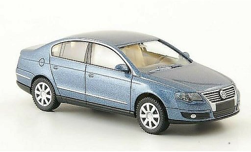 Volkswagen Passat B6 1/87 Wiking azulgris 2005 coche miniatura