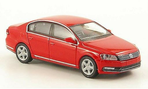 Volkswagen Passat B7 1/87 Wiking Limusina rojo coche miniatura