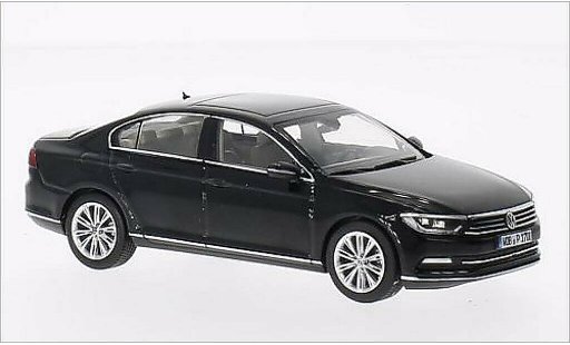 Volkswagen Passat B7 1/43 Herpa Limusina metalico negro 2014 coche miniatura