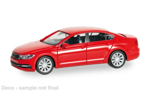 Coche miniatura Volkswagen Passat Limousine rot 1/87 Herpa