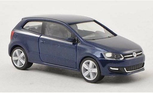 Volkswagen Polo Base 1/87 Herpa azul 3-Turer coche miniatura