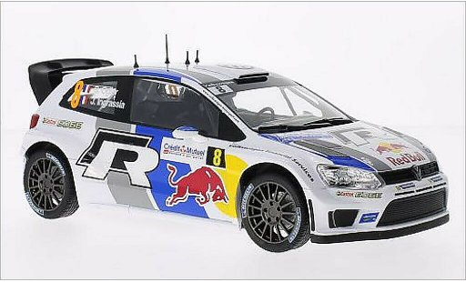 Volkswagen Polo WRC 1/18 Norev R No.8 Red Bull Rally de France 2013 /J.Ingrassia coche miniatura