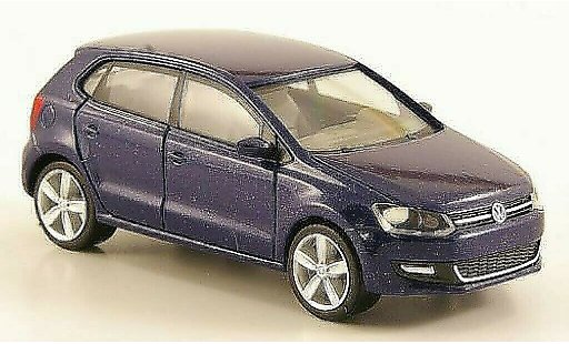 Volkswagen Polo Base 1/87 Herpa V azul 5-turig coche miniatura