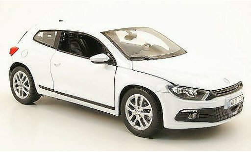 Volkswagen Scirocco Base 1/24 Welly 3 blanco coche miniatura
