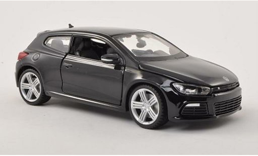 Volkswagen Scirocco R 1/24 Burago III negro coche miniatura