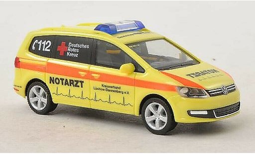 Volkswagen Sharan Base 1/87 Herpa DRK Luchow - Notarzt coche miniatura