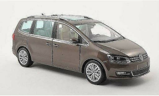 Volkswagen Sharan Base 1/18 Minichamps II marron 2010 coche miniatura