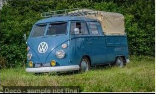 Volkswagen T1 1/43 Cararama blau 1:43