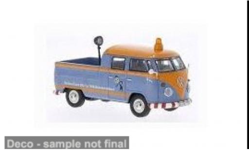 Volkswagen T1 1/43 Cararama blau/naranja Stra&szlig;endienst 1:43