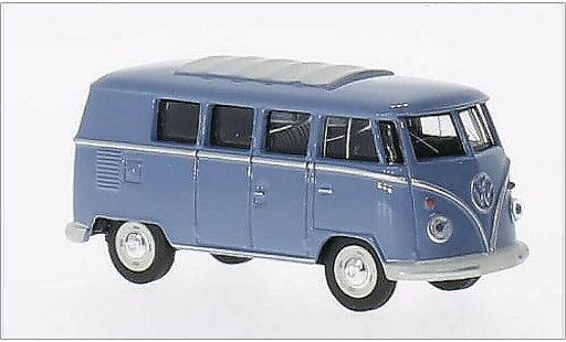 Volkswagen T1 Base 1/64 Schuco Bus azul coche miniatura