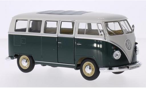 Coche miniatura Volkswagen T1 1/24 Welly Bus grü 1:24 Volkswagen T1 1/24 Welly Bus grü 1:24 coche miniatura