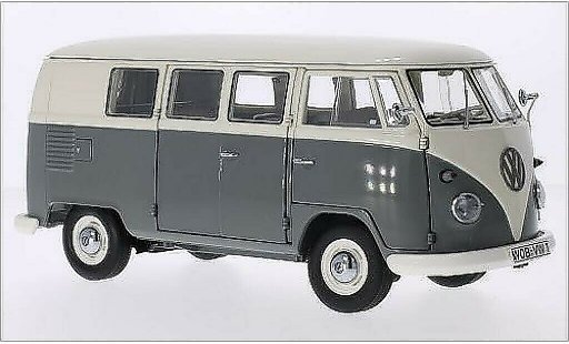 Volkswagen T1 B 1/18 Schuco Bus blanco/gris 1959 coche miniatura