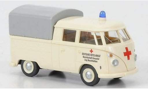 Volkswagen T1 Base 1/87 Wiking Doppelkabine DRK Buschhutten coche miniatura