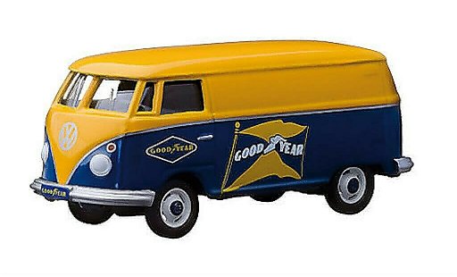 Volkswagen T1 Base 1/64 Greenlight furgoneta Goodyear coche miniatura