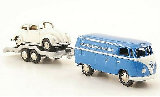 Volkswagen T1 B 1/87 Bub furgoneta of America con Kafer Service 1960 coche miniatura