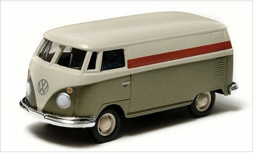 Volkswagen T1 Base 1/64 Greenlight Furgoneta beige/gold coche miniatura