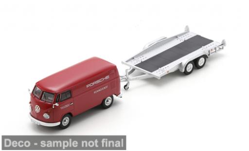 Volkswagen T1 1/43 Schuco Kastenwagen rojo/grau Porsche 1:43 coche miniatura