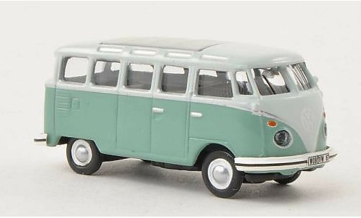 Volkswagen T1 Base 1/87 Schuco Samba gris-verde/gris coche miniatura
