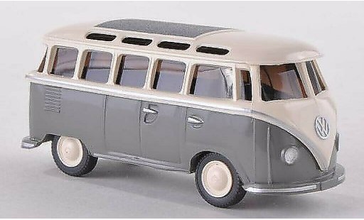 Volkswagen T1 Base 1/87 Wiking Samba gris/blanco coche miniatura