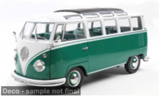 Volkswagen T1 1/18 Solido Samba gr&uuml;n/weiss 1962 1:18 coche miniatura
