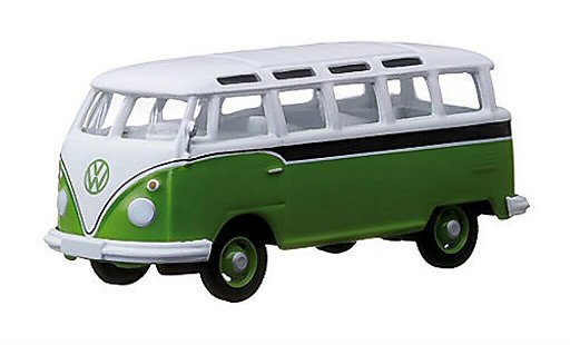 Volkswagen T1 Base 1/64 Greenlight Samba verde/blanco/negro coche miniatura