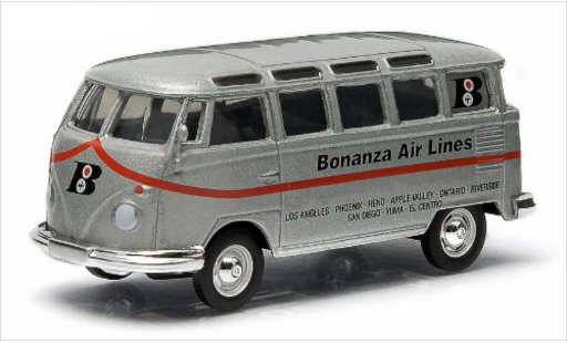 Volkswagen T1 Base 1/64 Greenlight Sambabus gris coche miniatura