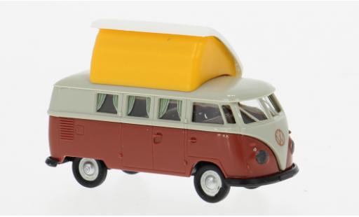 Volkswagen T1 1/87 Brekina b Camper grau/rojo 1960 1:87