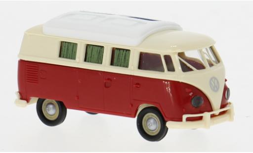 Volkswagen T1 1/87 Brekina b Camper beige/rojo 1960 1:87 coche miniatura