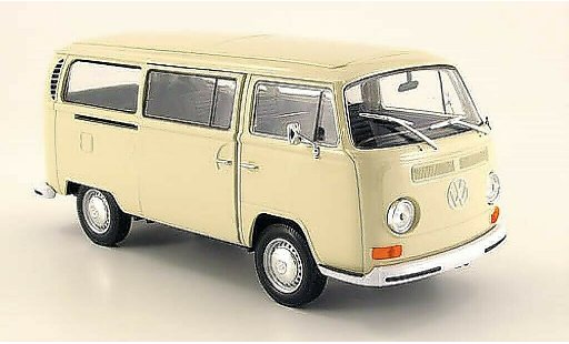 Volkswagen T2 B 1/24 Welly Bus beige 1972 coche miniatura