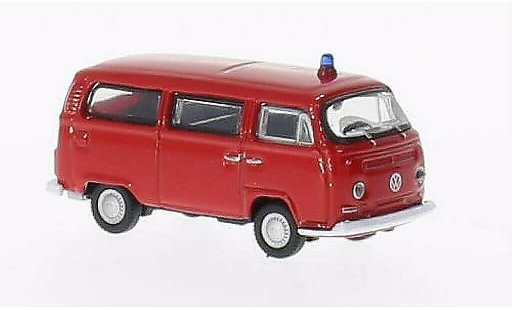 Volkswagen T2 B 1/87 Welly Bus Bomberos 1972 coche miniatura
