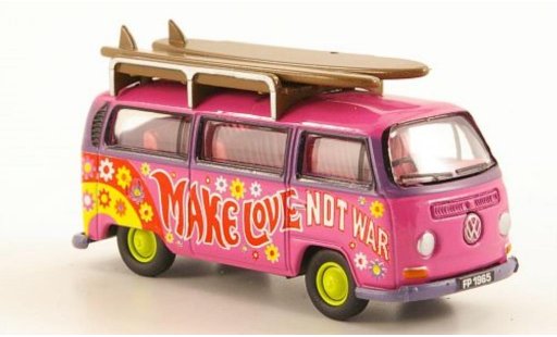 Volkswagen T2 Base 1/76 Oxford Bus Peace con Surfbrettern coche miniatura