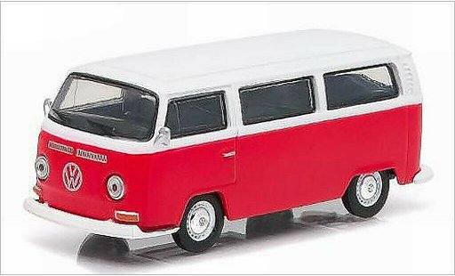 Volkswagen T2 A 1/64 Greenlight Bus rojo/blanco 1968 coche miniatura
