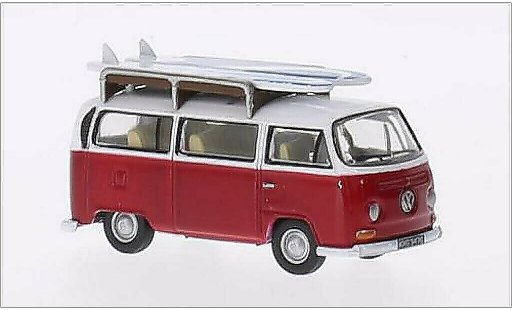 Volkswagen T2 Base 1/76 Oxford Bus rojo/blanco RHD coche miniatura