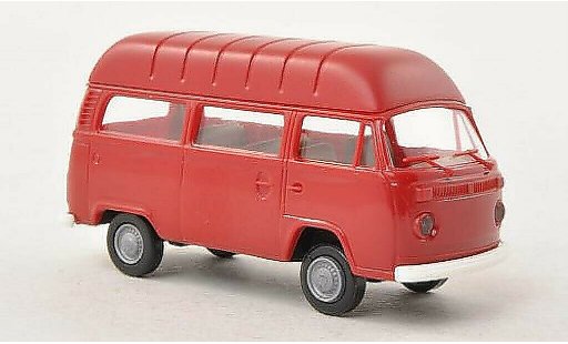 Volkswagen T2 Base 1/87 Brekina Hochtecho-Familiar rojo coche miniatura
