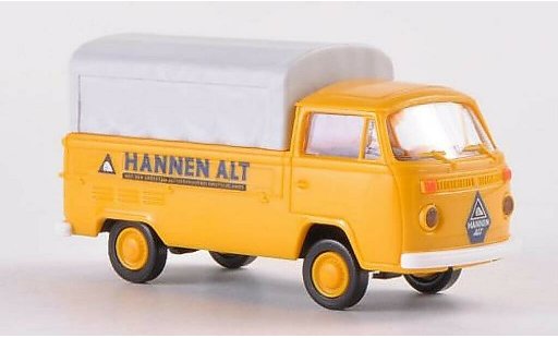 Volkswagen T2 Base 1/87 Brekina plataforma Hannen Alt con Plane coche miniatura