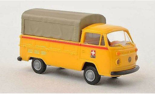 Volkswagen T2 Base 1/87 Brekina plataforma PTT (CH) coche miniatura