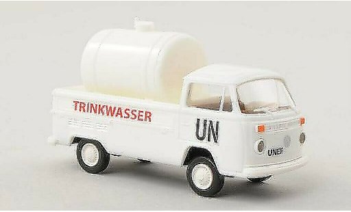 Volkswagen T2 Base 1/87 Brekina plataforma UN - Trinkwasser con Ladegut coche miniatura