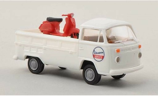 Volkswagen T2 Base 1/87 Brekina plataforma Vespa Service con Ladegut coche miniatura
