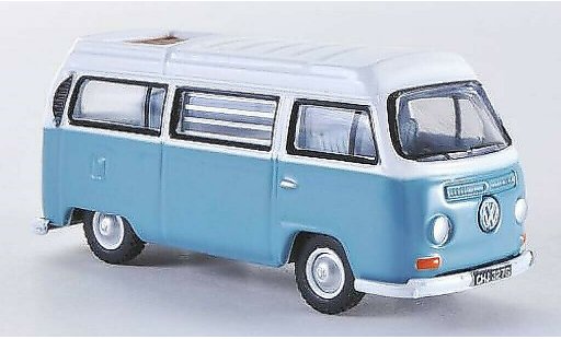 Volkswagen T2 Base 1/76 Oxford Westfalia Camper grisazul/blanco RHD coche miniatura