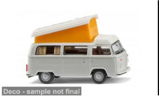 Volkswagen T2 1/87 Wiking b Campingbus grau/naranja 1972 1:87 coche miniatura