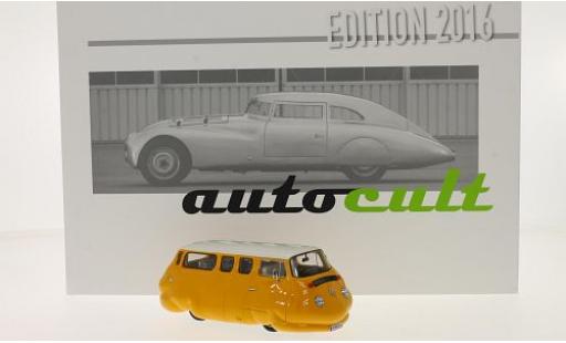 Coche miniatura Volkswagen T2 1/43 AutoCult b naranja 1:43 Volkswagen T2 1/43 AutoCult b naranja 1:43 coche miniatura