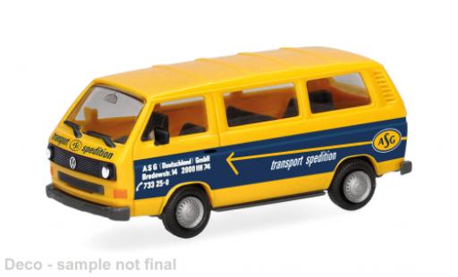 Volkswagen T3 1/87 Herpa Bus ASG Hamburg 1:87 coche miniatura